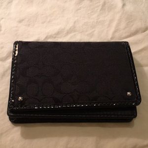 Coach black card case